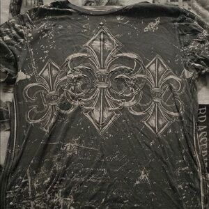 Men's Black Graphic T-Shirt